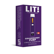 Lit! THC-A Liquid Diamonds Device - 3000mg Grandaddy Purp (I) / 1 Pack