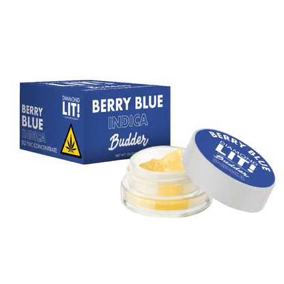Lit! THC Budder Dabs - 2g Berry Blue (I)