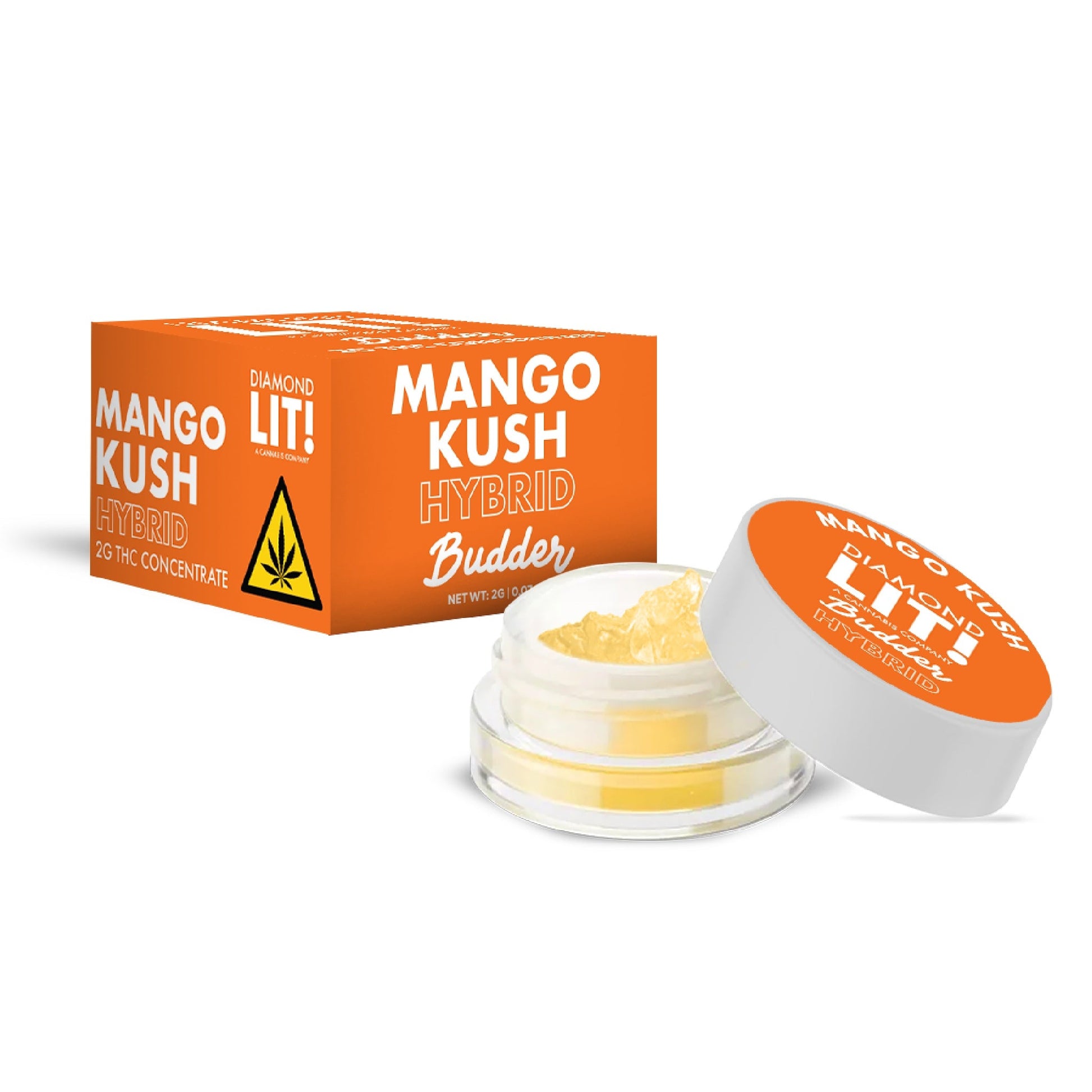 Lit! THC Budder Dabs - 2g Mango Kush (H)