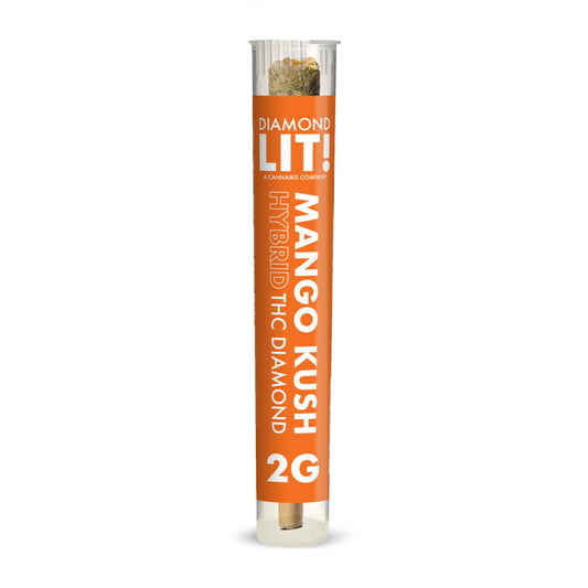 Lit! THC Diamond Infused Pre-Roll - 2g Mango Kush (H)