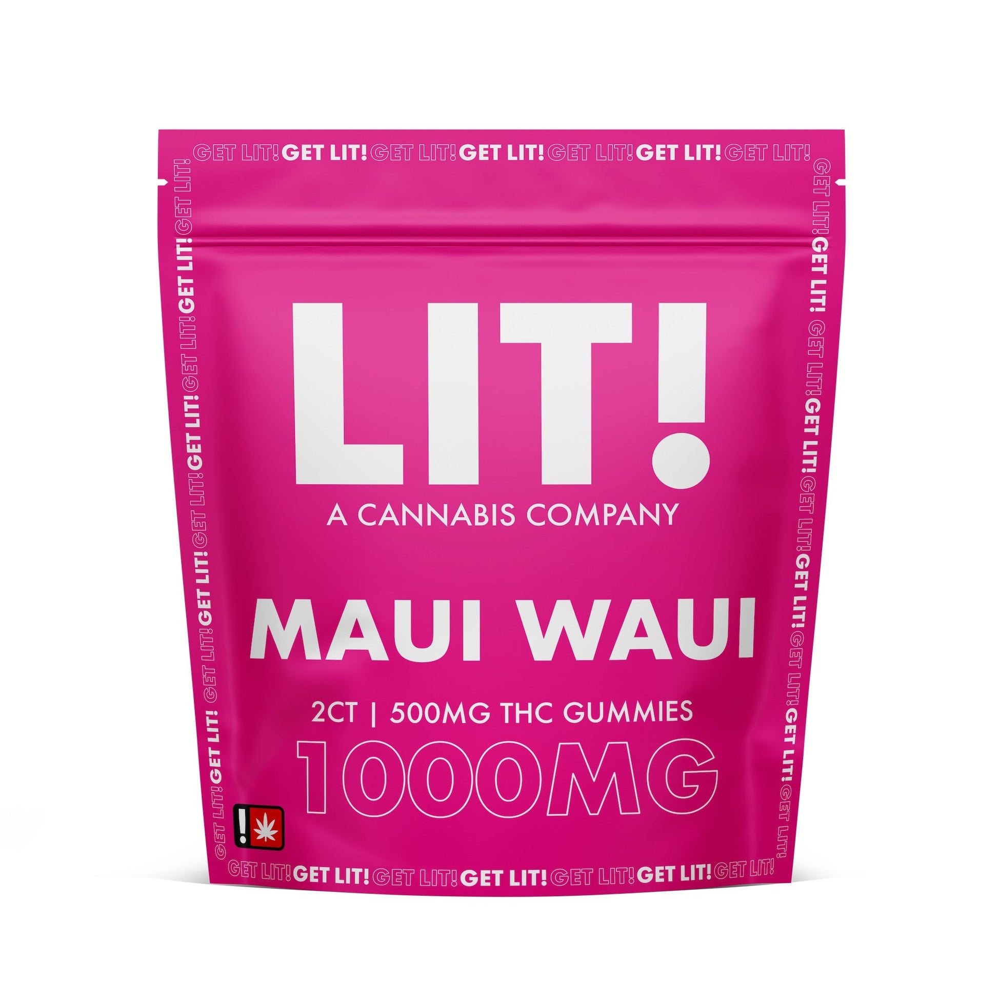 Lit! THC Gummies - 2ct Maui Waui