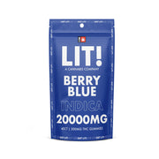 Lit! THC Gummies - 40ct Berry Blue
