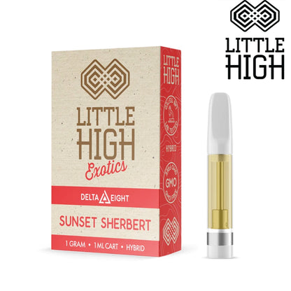 Little High Delta 8 Cartridge - 1000mg Sunset Sherbert