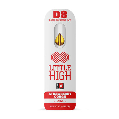 Little High Delta 8 Vaporizer - 2000mg Strawberry Cough