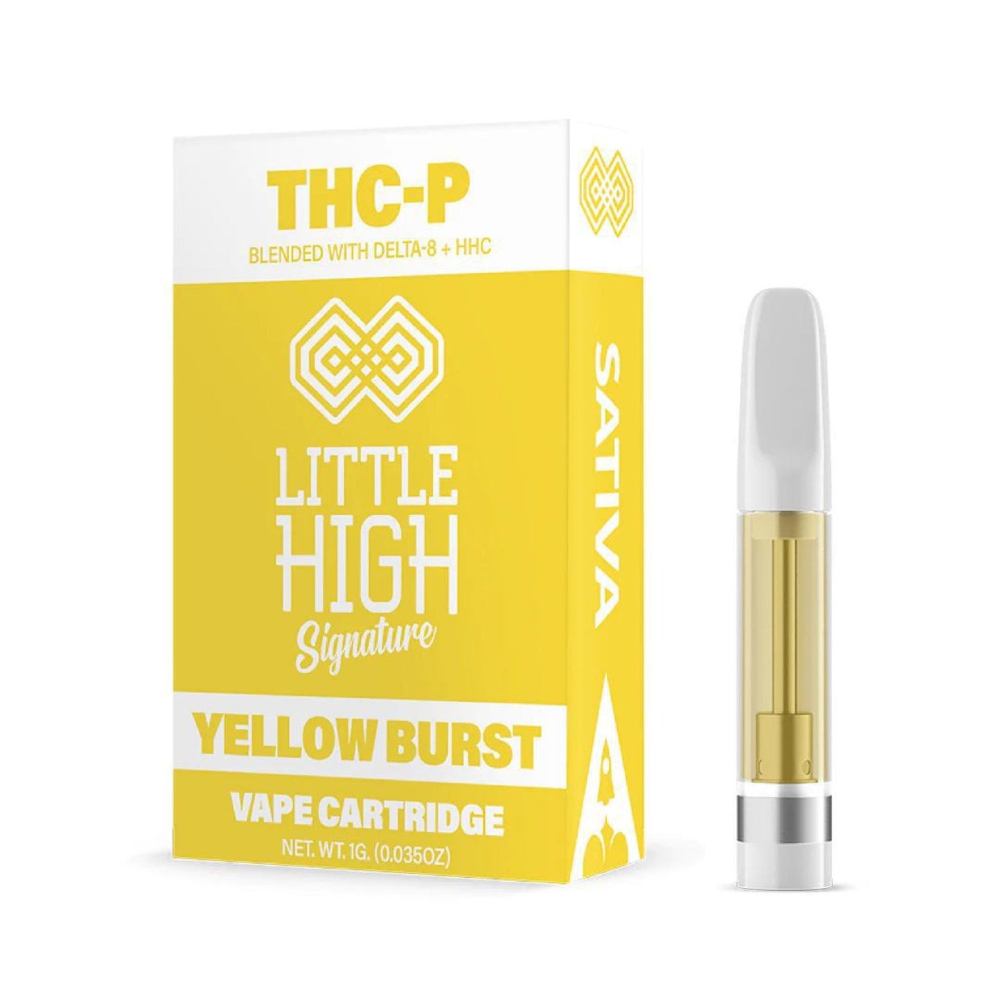 Little High THC-P Signature Cartridge - 1000mg Yellow Burst (S) / Single Cart