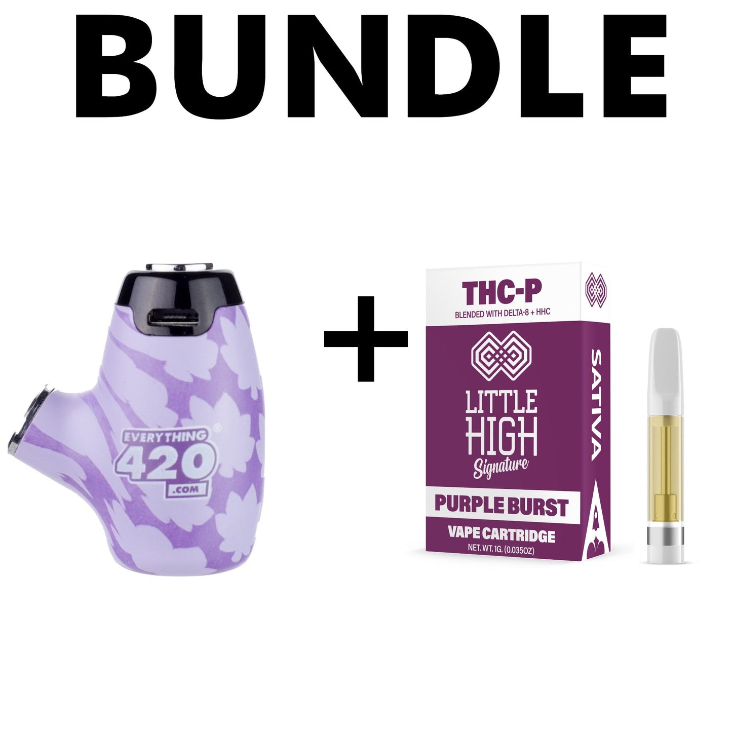 Little High THC-P Signature Cartridge - 1000mg Blue Burst / Cartidge + E420 Battery (35% off)