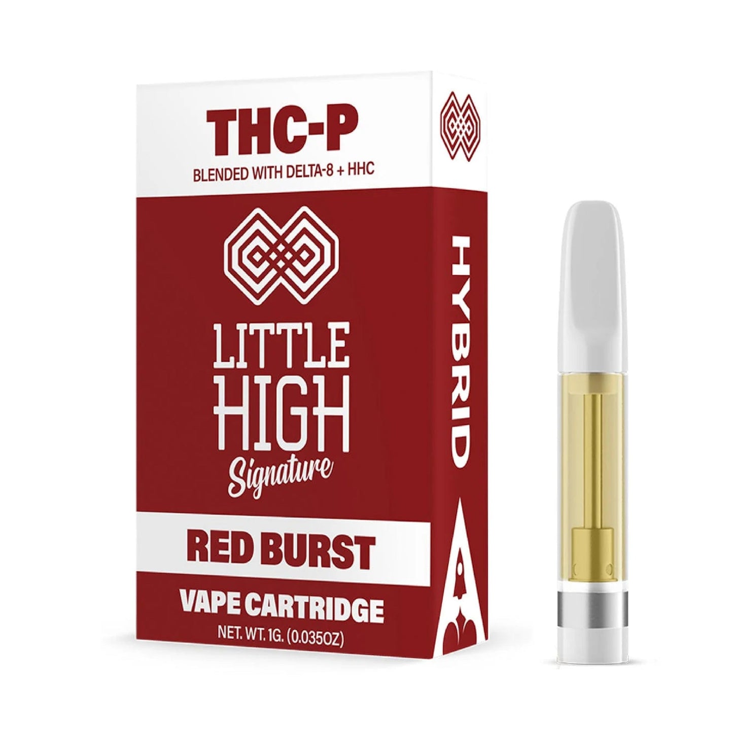 Little High THC-P Signature Unit - 1000mg Red Burst (H) / Single Cart / 1 Pack