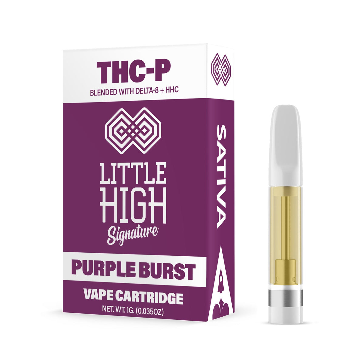 Little High THC-P Signature Unit - 1000mg Purple Burst (S) / Single Cart / 1 Pack