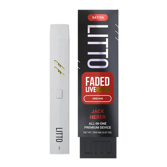 Litto Faded HHC + H4 Vaporizer - 2000mg Jack Herer (S)