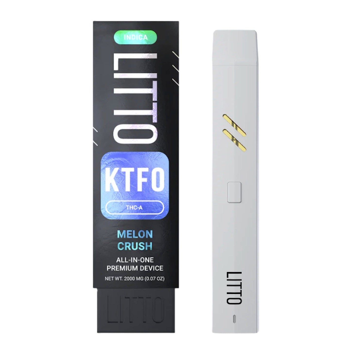 Litto KTFO THC-A Vaporizer - 2000mg Melon Crush (I) / 1 Pack