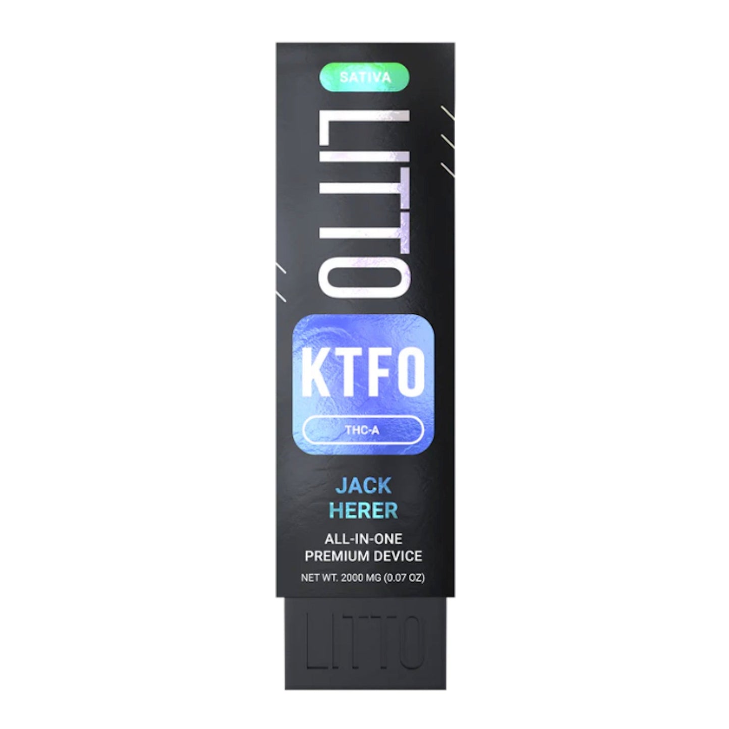 Litto KTFO THC-A Vaporizer - 2000mg Jack Herer (S)