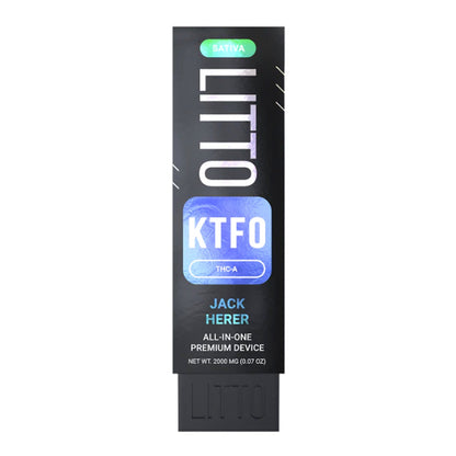 Litto KTFO THC-A Vaporizer - 2000mg Jack Herer (S)