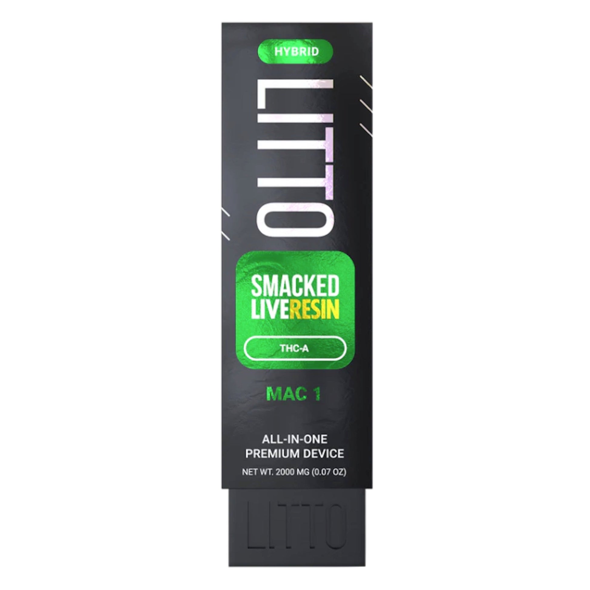 Litto Smacked Live Resin THC-A Vaporizer - 2000mg Mac 1 (H)