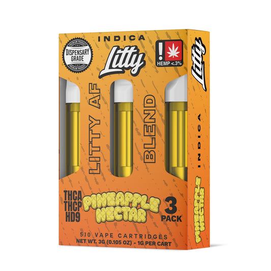 Litty AF Blend Pineapple Nectar Device - 3 Pack