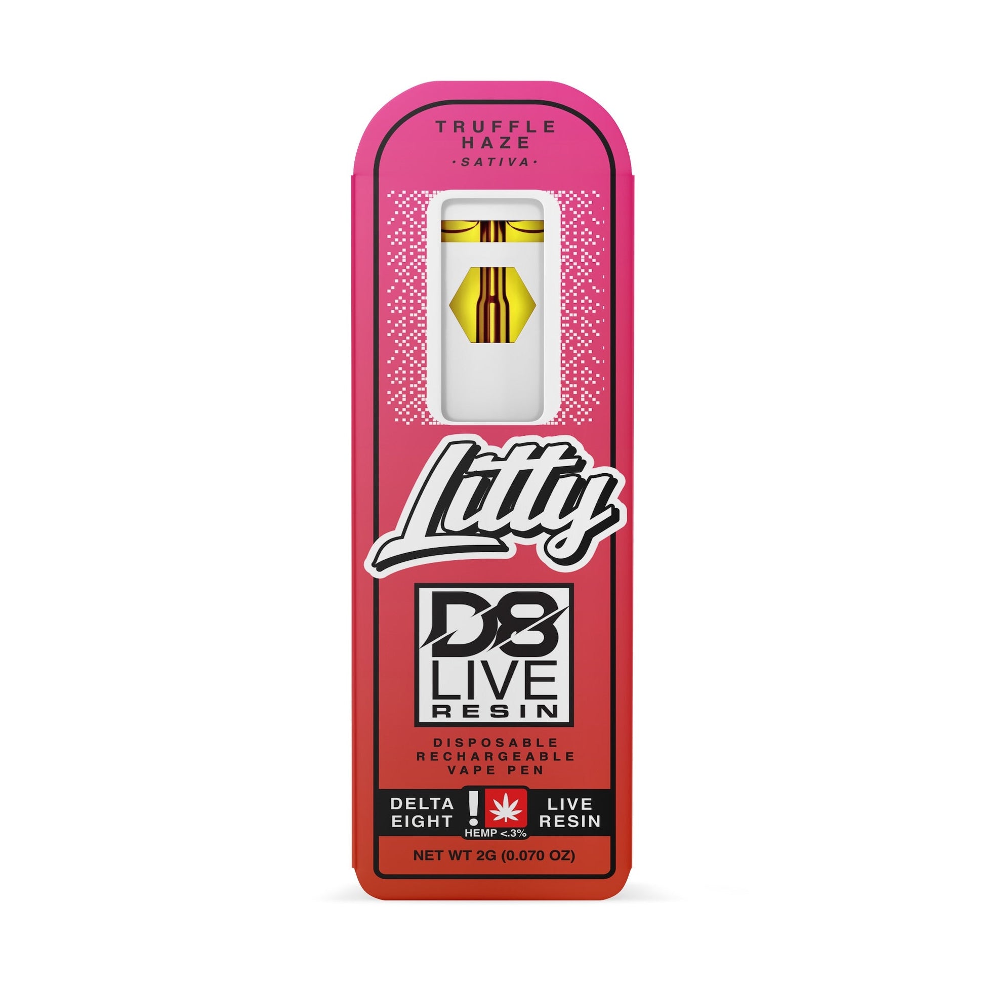Litty Delta 8 Live Resin Vaporizer - 2000mg Truffle Haze