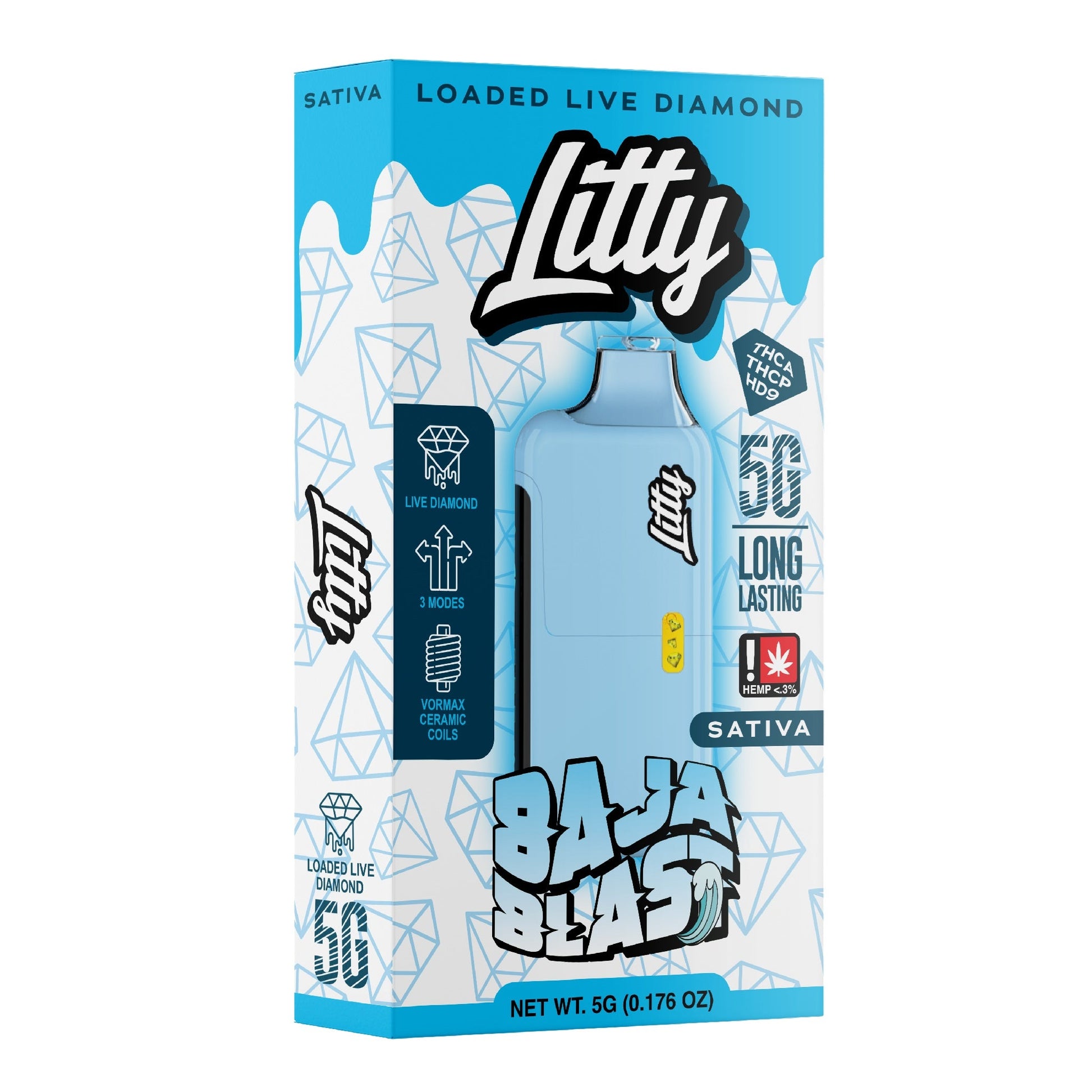 Litty THC-A Liquid Diamond Vaporizer - 5000mg - Everything 420 Litty THC-A Liquid Diamond Vaporizer - 5000mg - Everything 420
