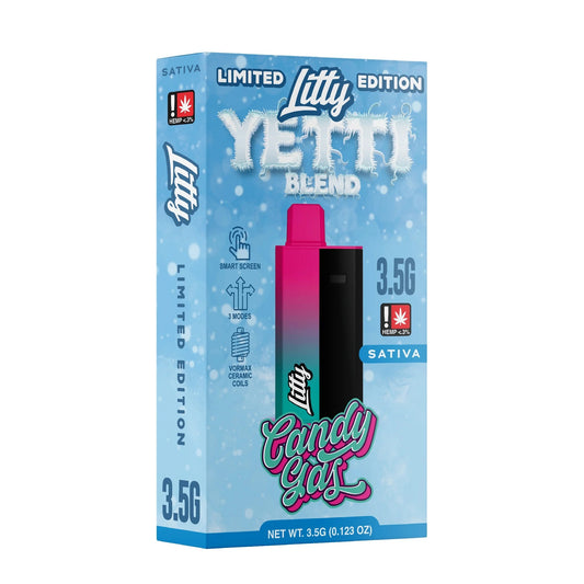Litty Yetti Blend Limited Edition THC-P Device - 3500mg Candy Gas (S) / 1 Pack