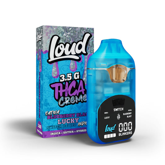 Loud THC-A Creme Device - 3500mg Blueberry Blast / Lucky