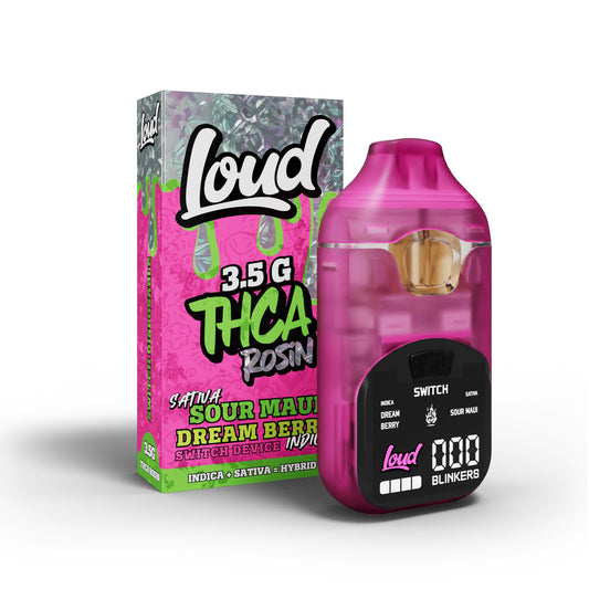 Loud THC-A Rosin Device - 3500mg Sour Maui  / Dream Berry