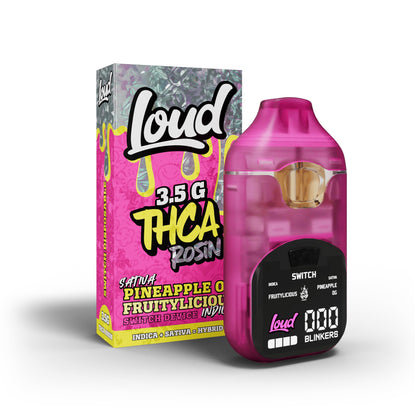Loud THC-A Rosin Device - 3500mg Pineapple OG / Fruitylicious