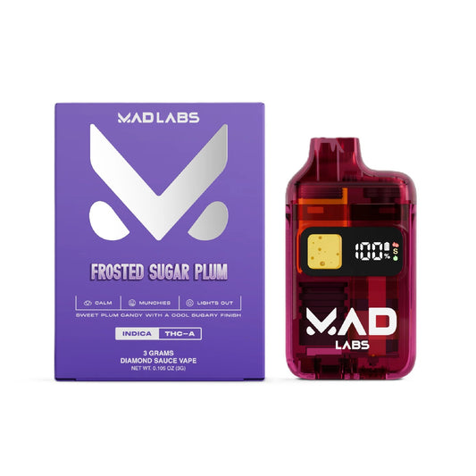 MAD Labs Diamond Sauce THC-A Device - 3000mg Frosted Sugar Plum / 1 Pack