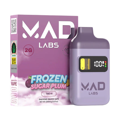 MAD Labs Diamond Sauce THC-A Vaporizer - 2000mg Frozen Plum (I)