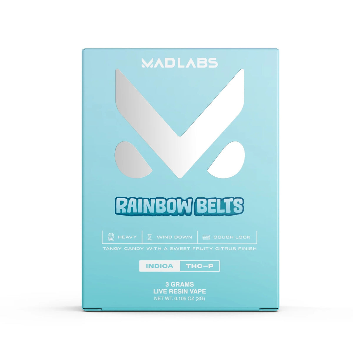 MAD Labs Live Resin THC-P Device - 3000mg Rainbow Belts (I) / 1 Pack