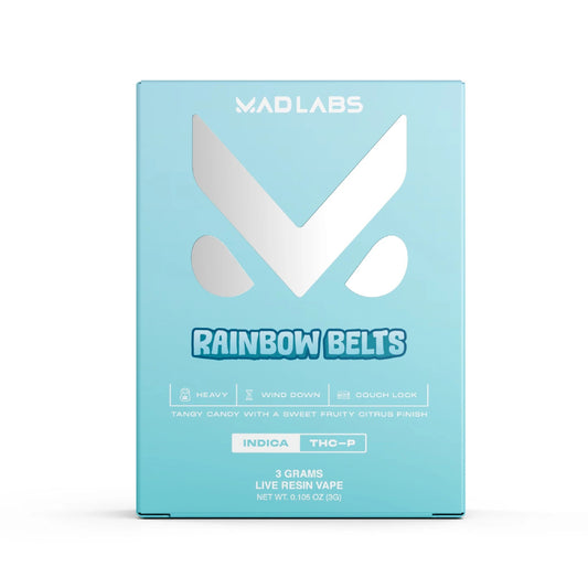 MAD Labs Live Resin THC-P Device - 3000mg Rainbow Belts (I) / 1 Pack