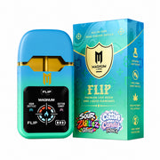 Magnum Labs Hippy Flip 3 in 1 - 4g Dual Device + 2g Hashhole + Shroom Gummy Sour Zkittlez (S) / Cotton Candy (I)