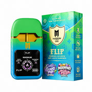 Magnum Labs Hippy Flip 3 in 1 - 4g Dual Device + 2g Hashhole + Shroom Gummy Exotic Grape Pop (H) / Passionfruit Taffy (I)