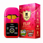 Magnum Labs Hippy Flip 3 in 1 - 4g Dual Device + 2g Hashhole + Shroom Gummy Guava Diesel (H) / Sandia Chamoy (S)