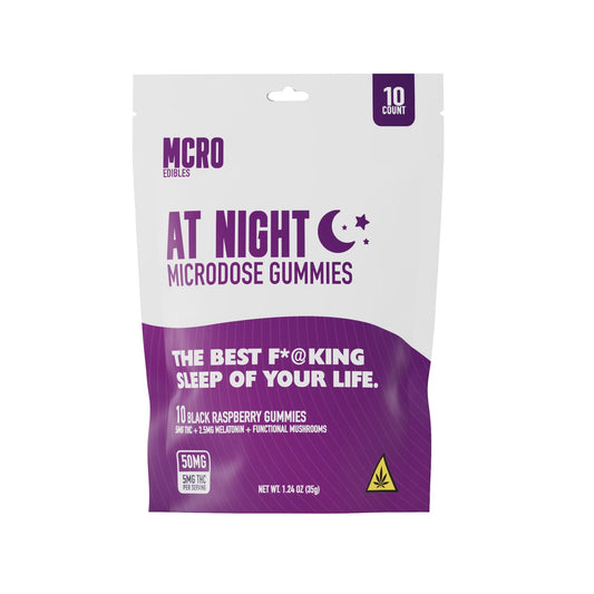 MCRO THC Microdose Gummies All Night