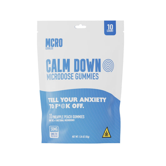 MCRO THC Microdose Gummies Calm Down