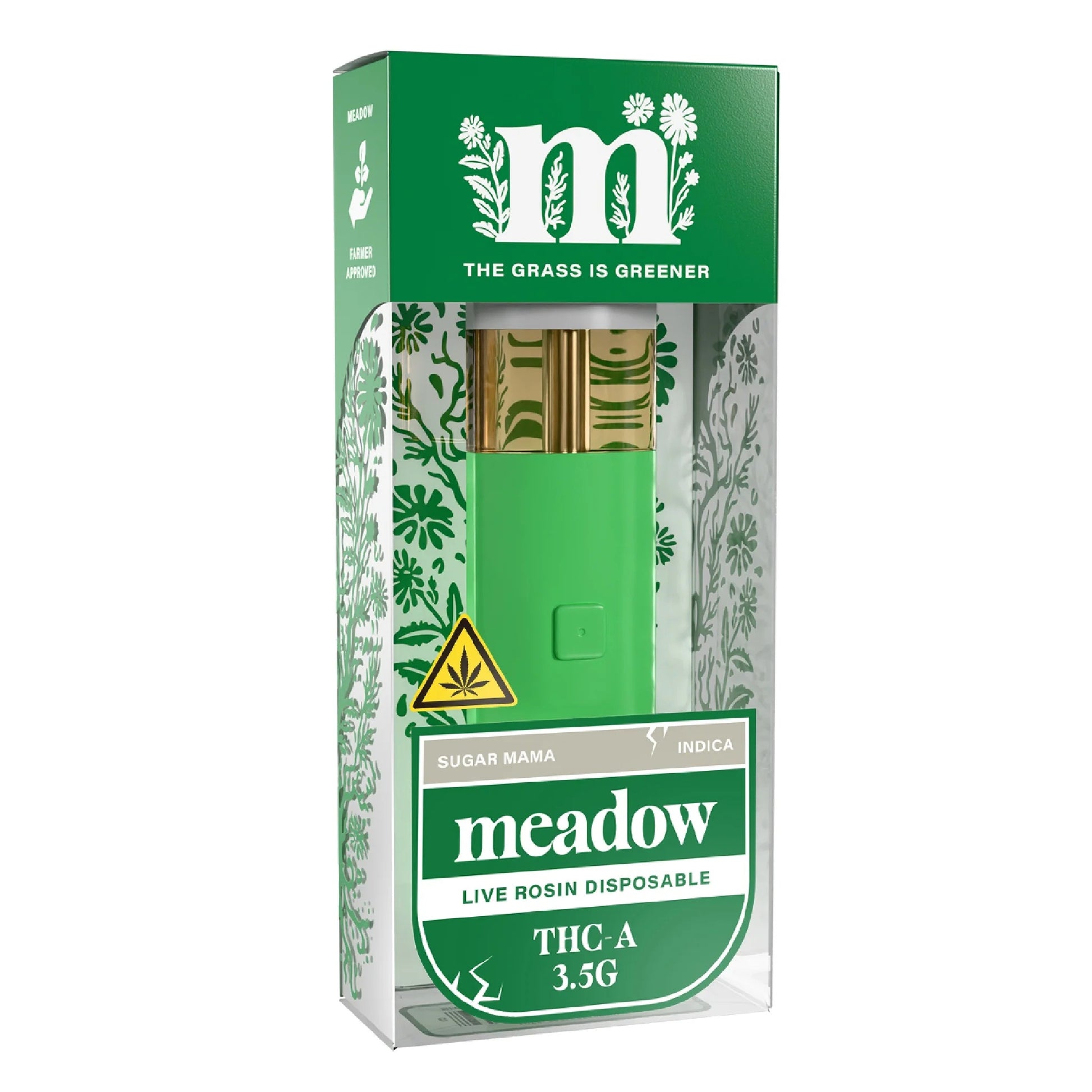 Meadow THC-A Live Rosin Device - 3500mg Sugar Mama (I) / 1 Pack