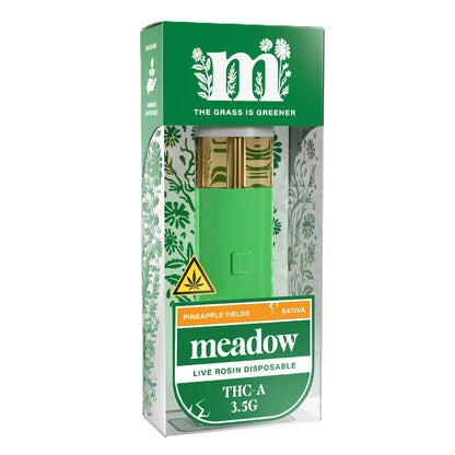 Meadow THC-A Live Rosin Device - 3500mg Pineapple Fields (S) / 1 Pack