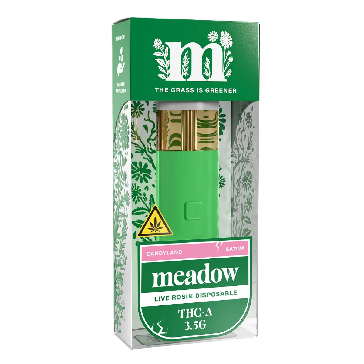 Meadow THC-A Live Rosin Device - 3500mg Candyland (S) / 1 Pack