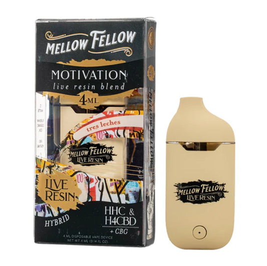 Mellow Fellow Live Resin Vaporizer - 4000mg Tres Leches