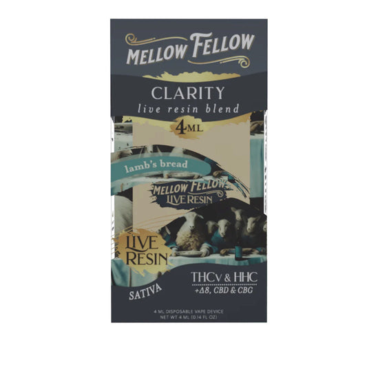 Mellow Fellow Live Resin Vaporizer - 4000mg Lamb's Bread