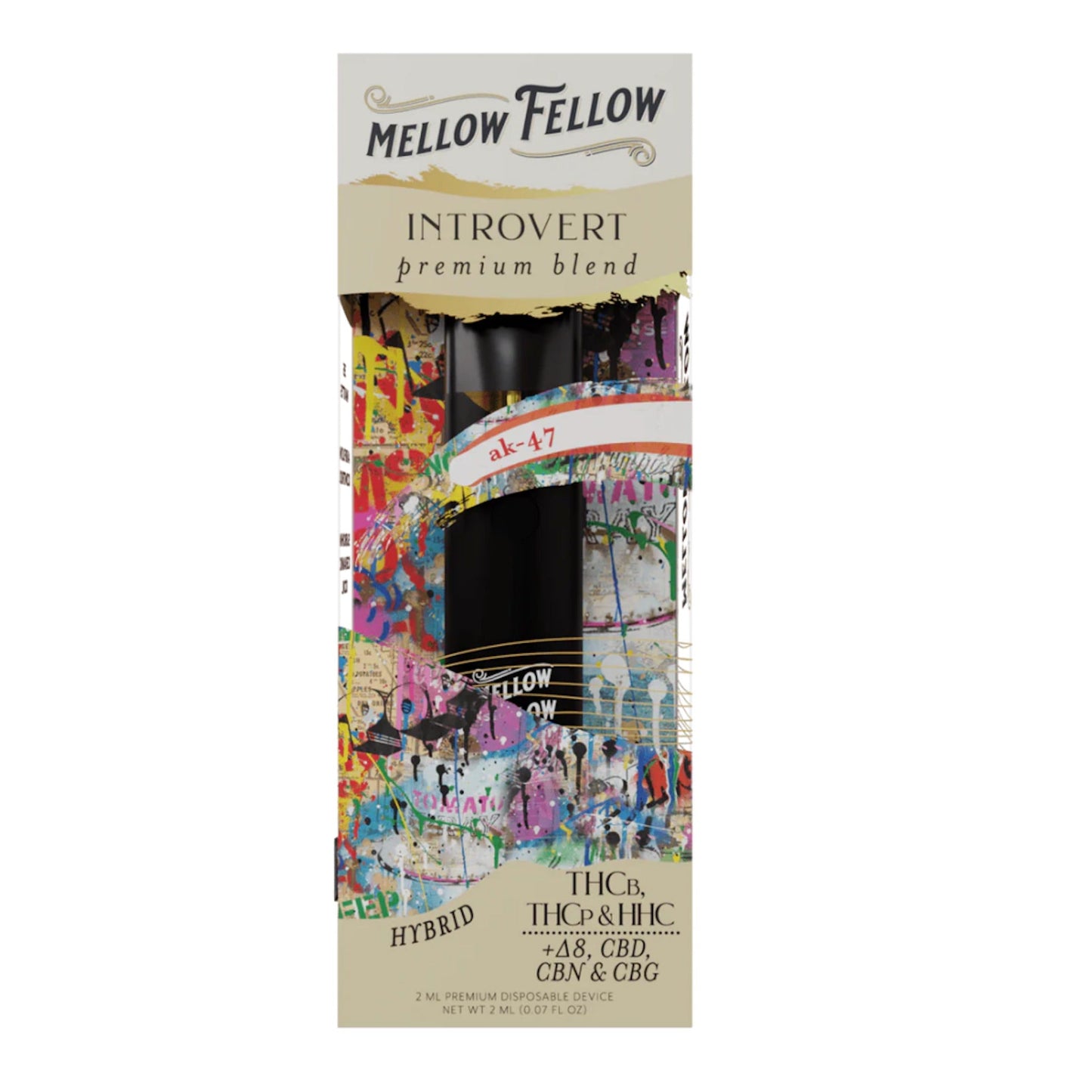 Mellow Fellow Premium Blend Vaporizer - 2000mg AK-47 (H) / 1 Pack