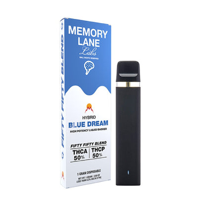 Memory Lane Liquid Badder THC-A + THC-P Vaporizer - 1000mg Blue Dream (H)