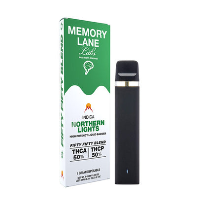 Memory Lane Liquid Badder THC-A + THC-P Vaporizer - 1000mg Northern Lights (I)