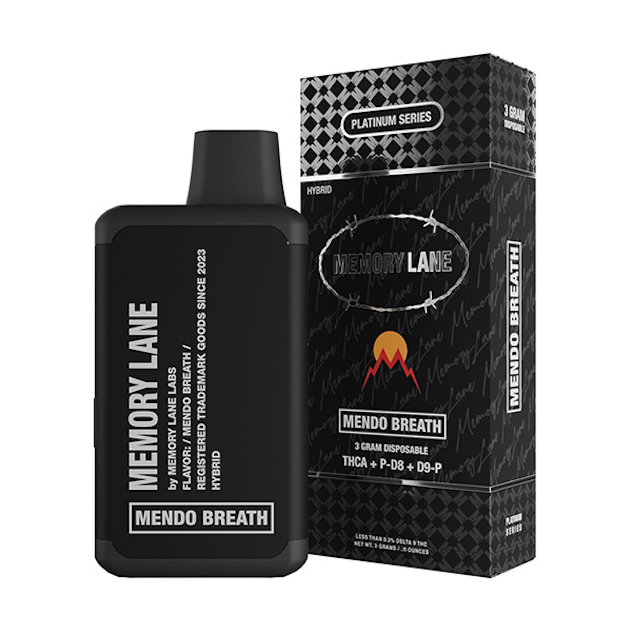 Memory Lane Platinum Blend Vaporizer - 3000mg - Everything 420