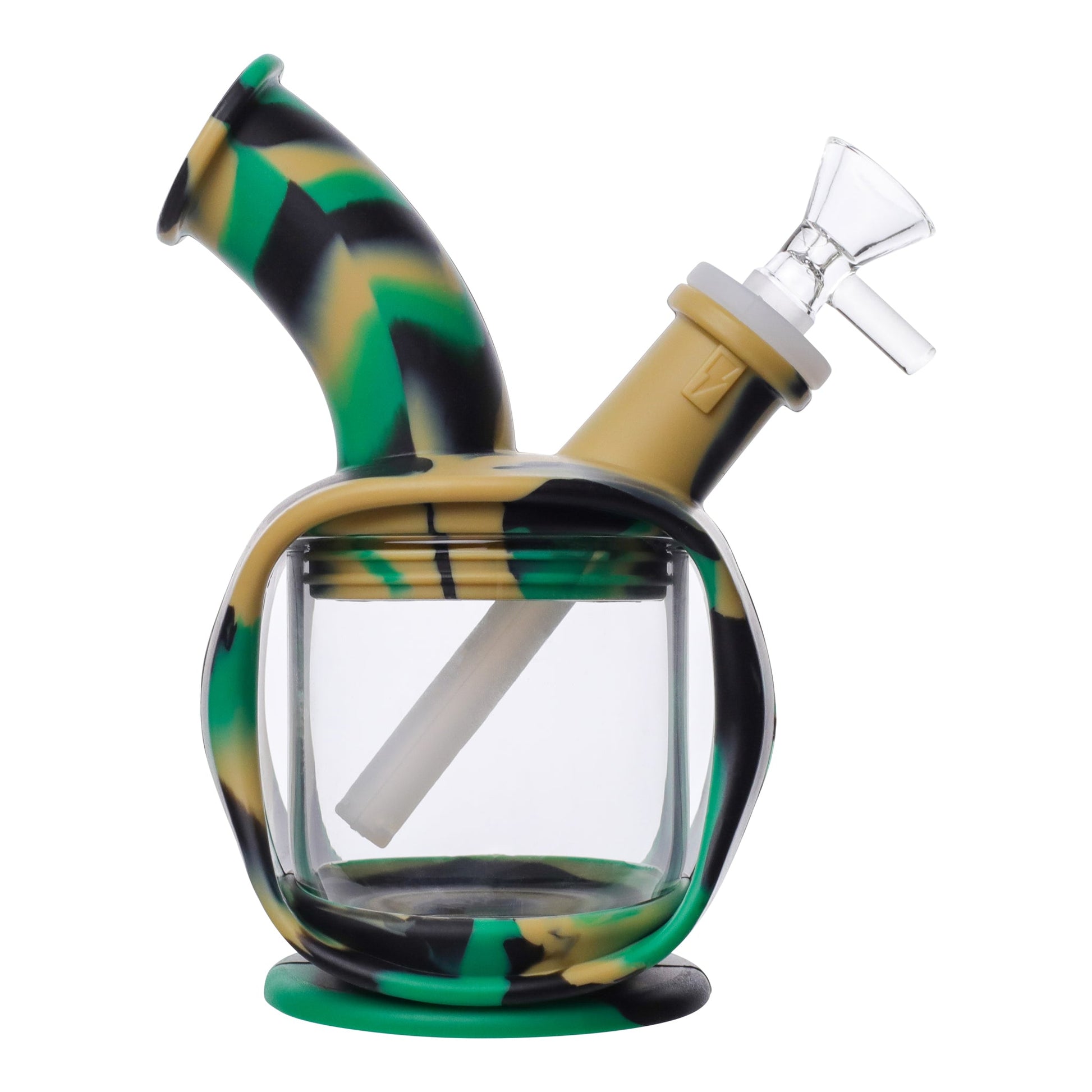 Mini SIlicone Bowl Bong - 7in Camo