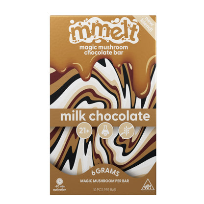 Mmelt Magic Mushroom Milk Chocolate Bar
