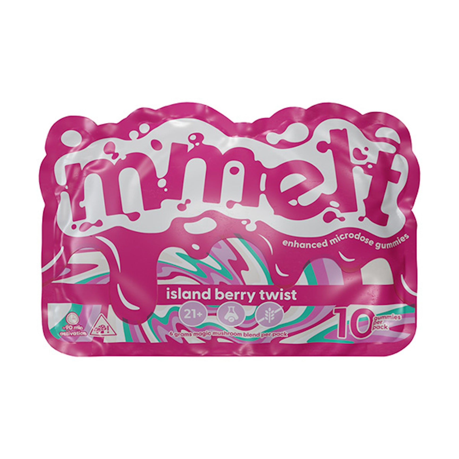 Mmelt Mushroom Island Berry Twist Gummies - 6000mg