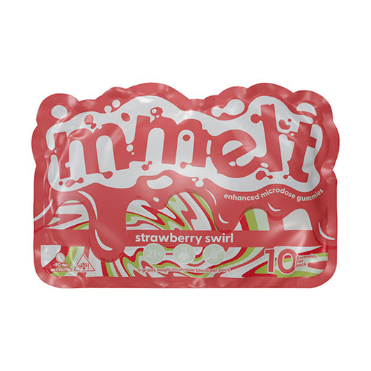 Mmelt Mushroom Strawberry Swirl Gummies - 6000mg