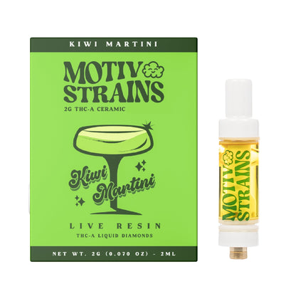 Motiv Strains Ceramic THC-A Device - 2000mg Kiwi Martini (S)