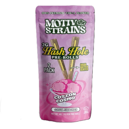 Motiv Strains THC-A Hash Hole Pre-Rolls - 2g (2ct) Cotton Cosmo (S)