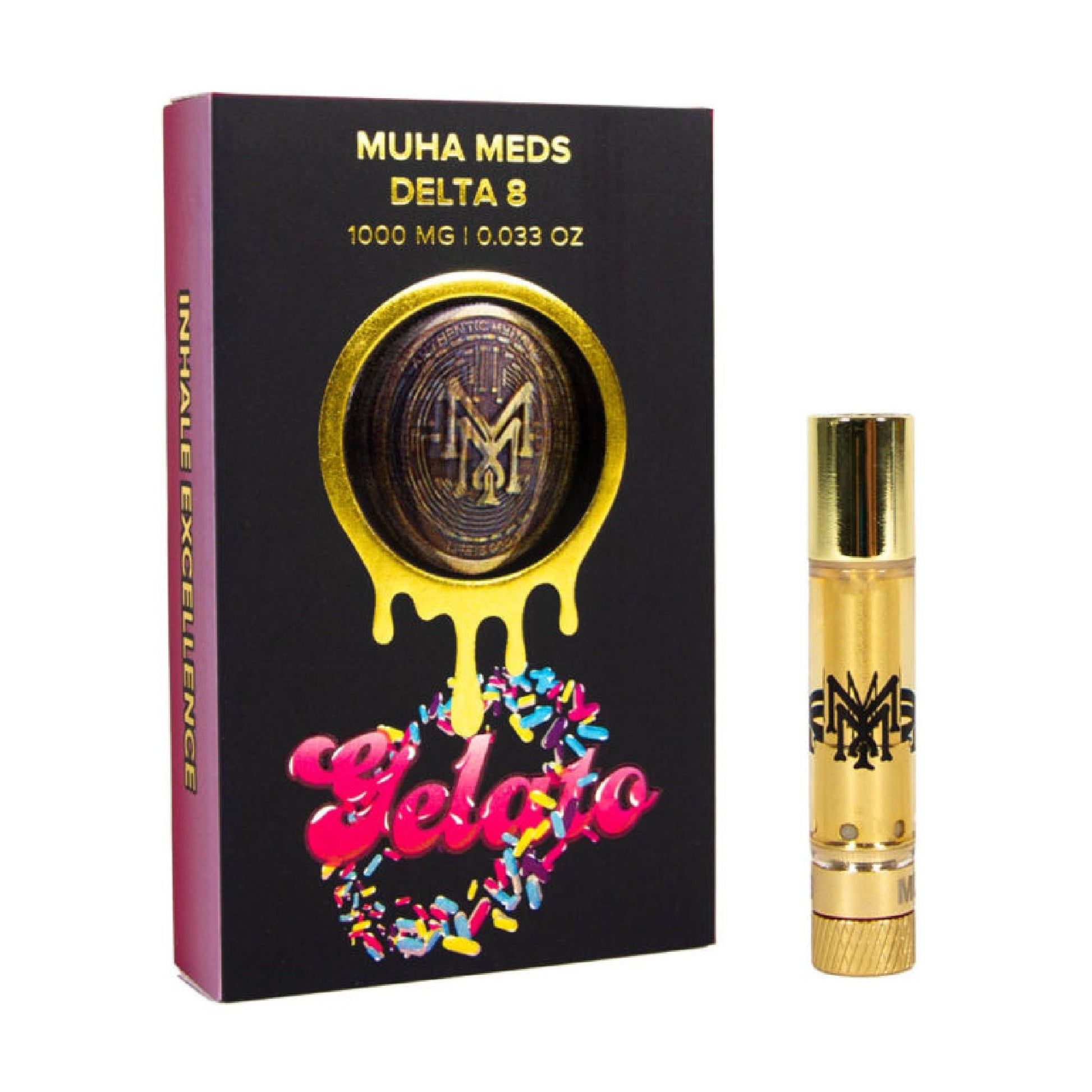 Muha Meds Delta 8 Cartridge - 1000mg Gelato (I)