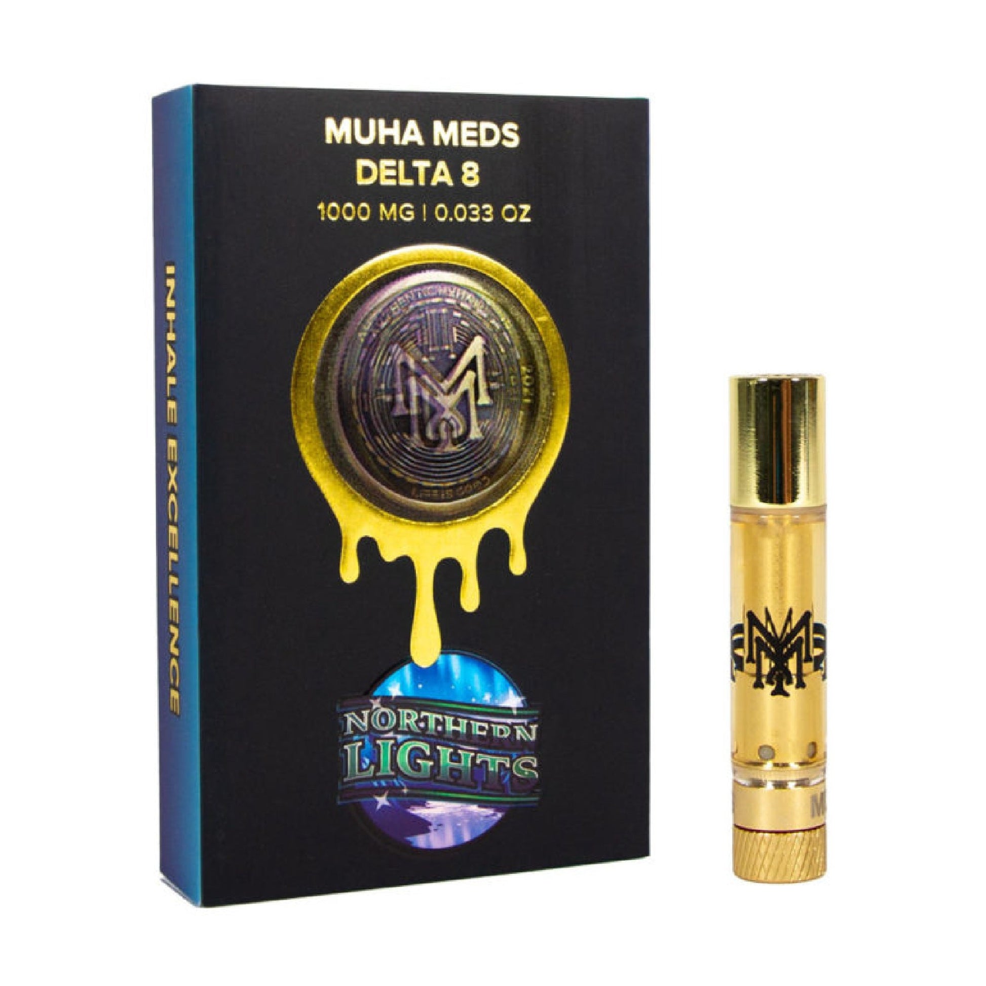Muha Meds Delta 8 Cartridge - 1000mg Northern Lights (H)
